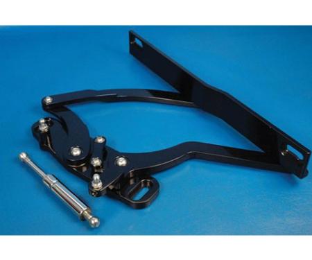 Firebird Billet Aluminum Hood Hinges, Black Powder Coated Finish, 1970-1981