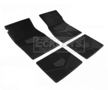 Firebird Trans AM Floor Mats, With Trans AM Block Script, Bird Emblem, Color Options 1976-1978