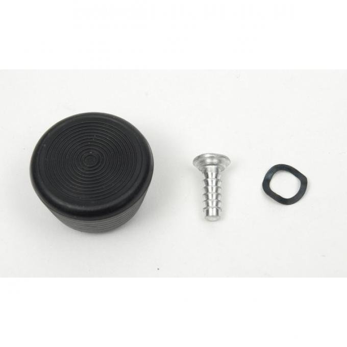 Firebird Window Crank Handle Knob, Black, Door Or Quarter, For Original Handles, 1967-1981