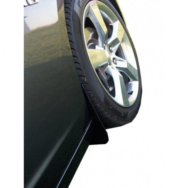 No-Drill Stealth Splash Guards For 2014-2015 Camaro – Black ABS Plastic, Front & Rear Set