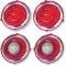 Camaro Taillight Lens Set, Rally Sport (RS), Early Style, 1970-1971