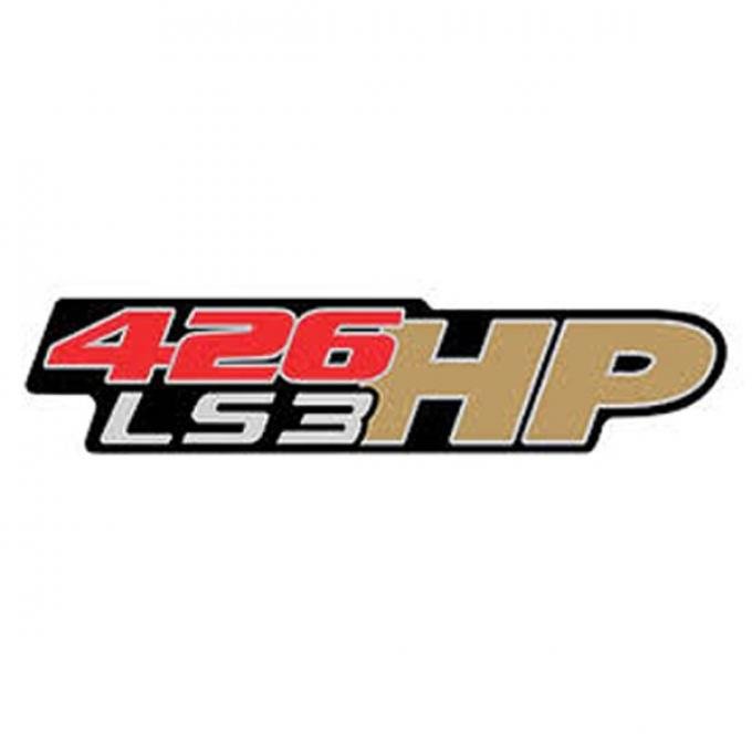 Camaro LS3 426HP Decal, 2010-2014