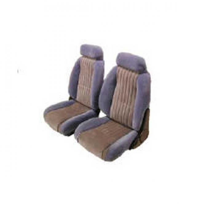 Firebird Seat Covers, Front And Rear, Split Rear Seat, Trans-Am, Encore Velour, 1982-1984