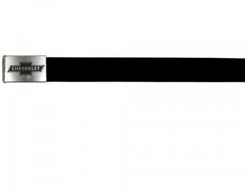 Web Belts, Chevy Bowtie Buckle, Metal Buckle Etched, Solid Bowtie