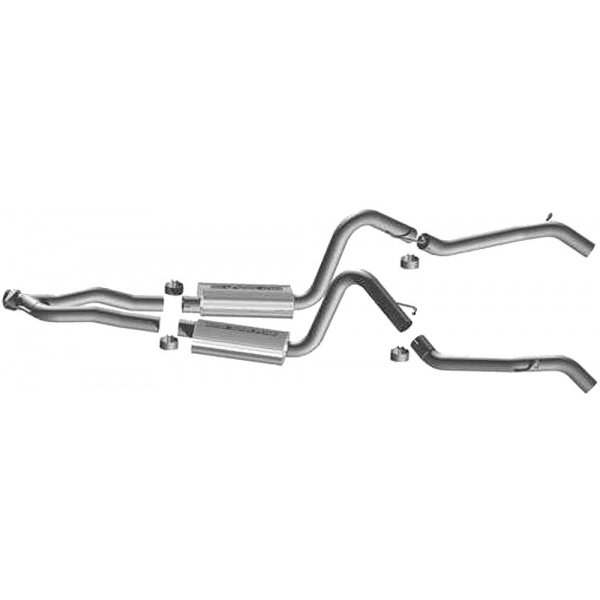 Camaro Exhaust System, Stainless Steel, Cat-Back, MagnaFlow, 1975-1979
