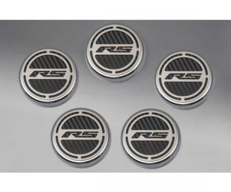 American Car Craft, Engine Cap Cover Set, V6, Carbon Fiber Look| 376760 Camaro 2010-2015