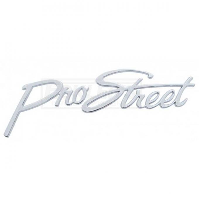 Firebird "Pro Street" Script Emblem, Chrome, 1967-2002