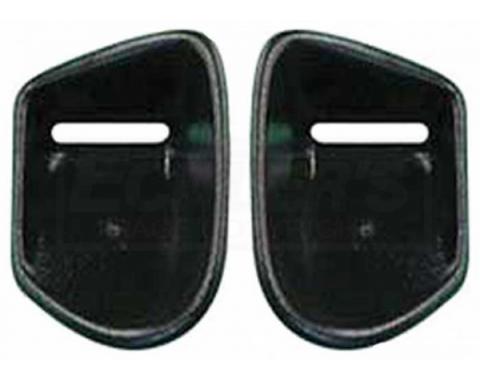 Camaro Rear Seat Belt Lower Trim, Convertible, 1987-1992