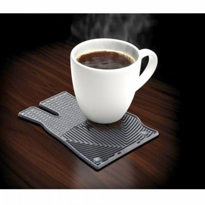 Drink Coaster, Black, WeatherTech&reg;