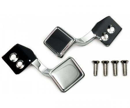 Firebird Door Handles, Inside, With Mounting Screws, Deluxe Interior, Left & Right, Replacement, 1968-1969