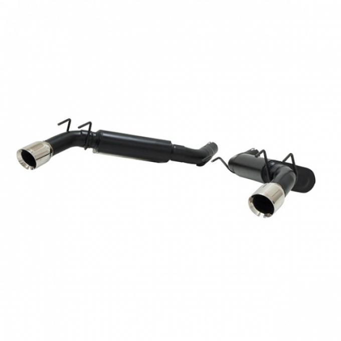 Camaro Flowmaster American Thunder Dual Rear Exit Exhaust Kit, Mandrel Bent, Axle Back System, Stainless Steel 2014-2015
