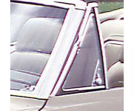 Firebird Vent Window Glass, Tinted, Coupe & Convertible, Left, 1967