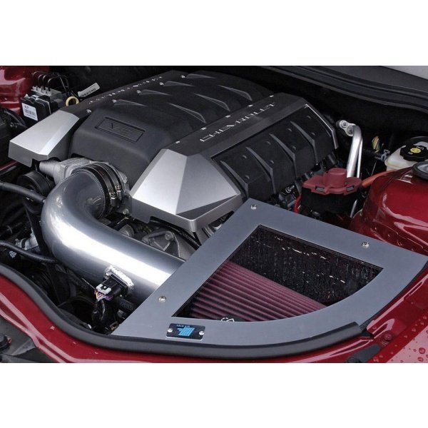 Camaro Cold Air Induction Intake System, Chrome like Powder Coated, 6