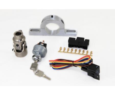 Firebird Flaming River Tilt Column Install & Access Kit, Power Steering, 1969