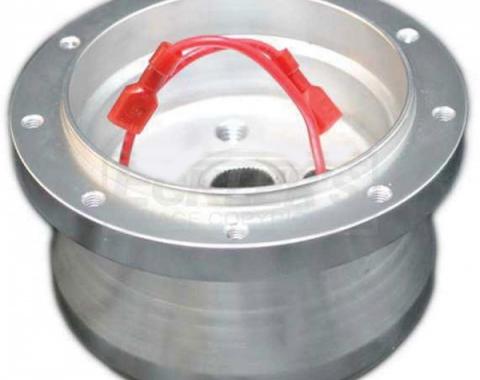 Camaro Steering Wheel Adapter Hub, Volante S9, Billet Aluminum, 1967-2002