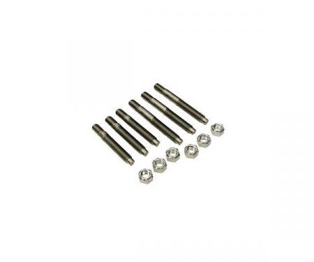 Camaro Exhaust Manifold Stud Set, Small Or Big Block, Stainless Steel, 1967-1969