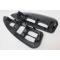 Firebird Graphite Grey Door Panel Switch Trim Plates, 1993-1996