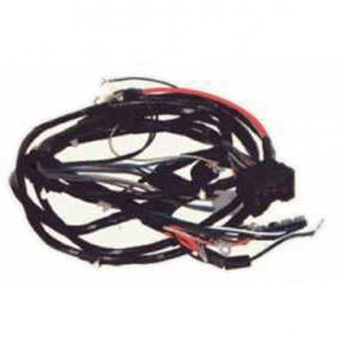 Firebird Front Light Wiring Harness, 6 Cylinder, With Warning Lights & Cornering Lights, 1968