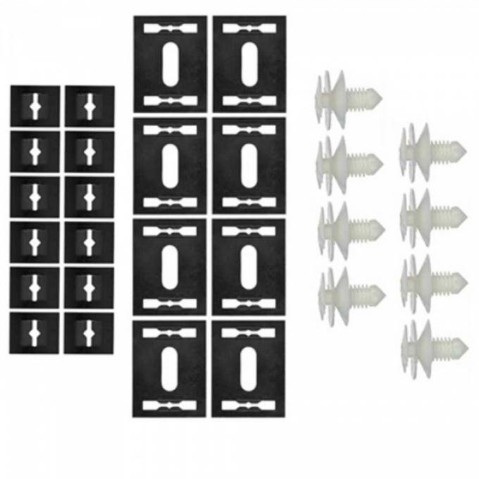 Door Panel Clips, Lower, Large, 1972-1977