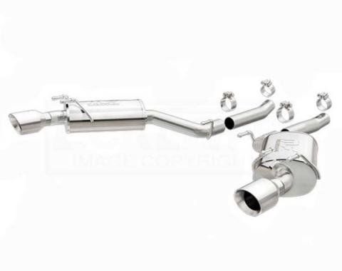 Camaro Magnaflow 15354 Axle-Back System, Performance Exhaust, Stainless Steel, Convertible, V6, 2011-2015