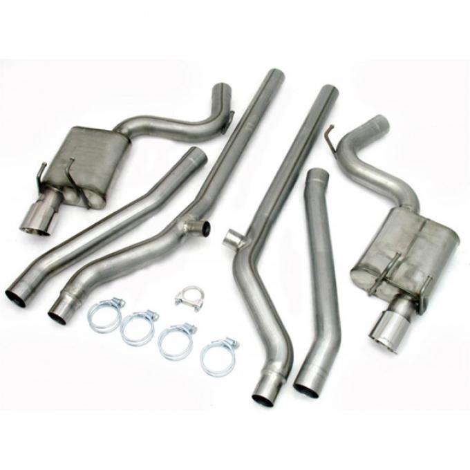 Camaro Cat-Back Exhaust System, Stainless Steel, V8, 2010-2014