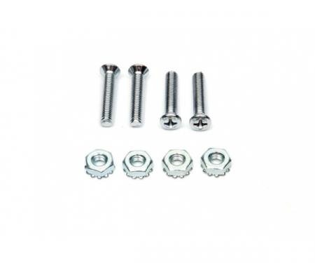 Redline Restomotive® 1967-1969 Camaro /Firebird Rear Package Tray Radio Speaker Mounting Hardware