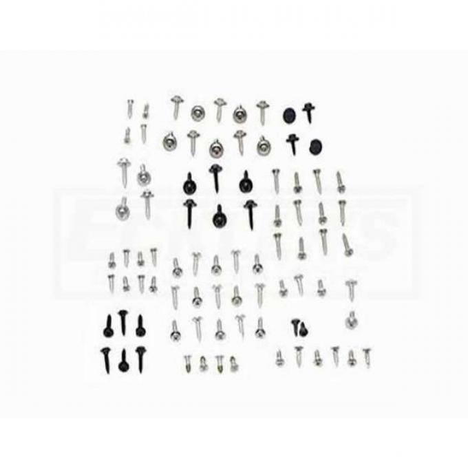 Firebird Interior Screw Kit, Complete, 1970-1973