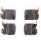 Firebird Roofrail Weatherstrip Blow-Out Clip Set, Coupe, 1967-1969