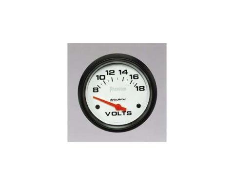 Firebird Voltmeter Gauge, Phantom, AutoMeter