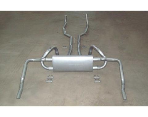 Exhaust System, Big Block, Original Style, With Polished Tips 1970-1972