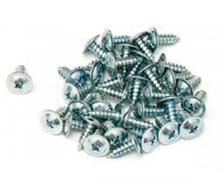 Full Size Chevy Wheel Well Molding Screws, 1965-1969