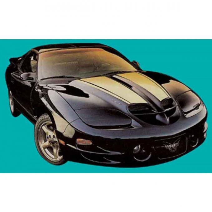 Trans Am Ram Air Stripe Kit, Thirtieth Anniversary Style, Without Birds, Convertible, 1998-2002