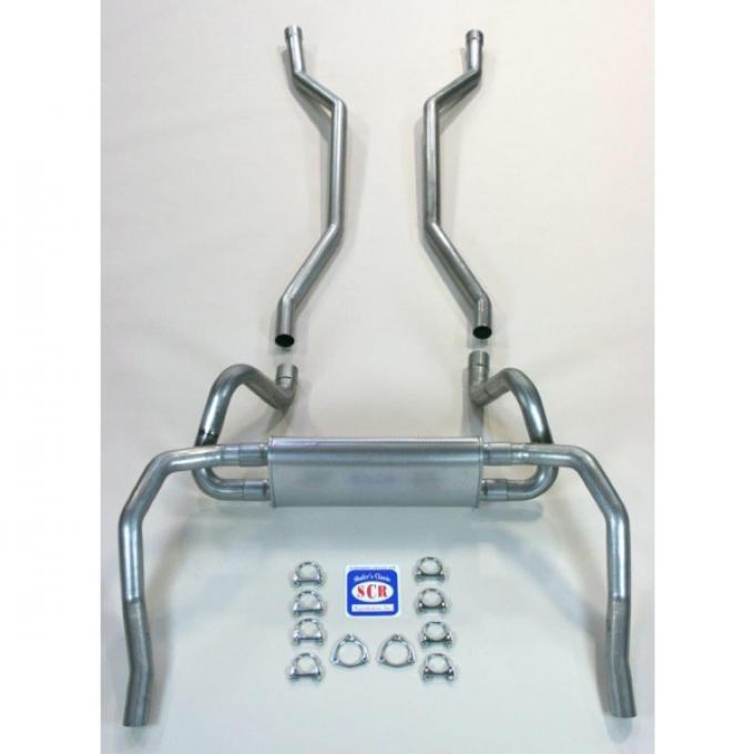 Camaro Original Style Exhaust System, For Big Block With Long Tube Headers, 2-1/2", 1967-1969