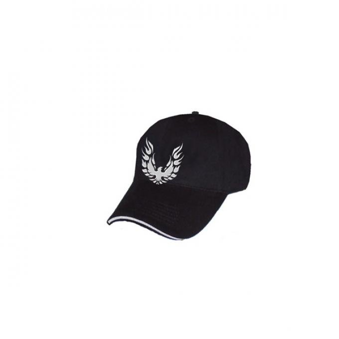 Firebird Hat, Black With Liquid Metal Logo