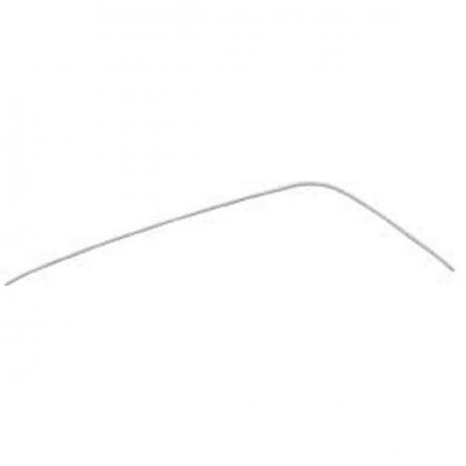 Firebird Roof Drip Rail Molding, With Vinyl Top, Left, 1973-1977