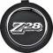 Camaro Steering Wheel Z28 Emblem, Black, 1977-1979