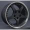 Firebird 18 X 9.5 C5 Style Deep Dish Reproduction Wheel, Matte Black With Rivets, 1993-2002