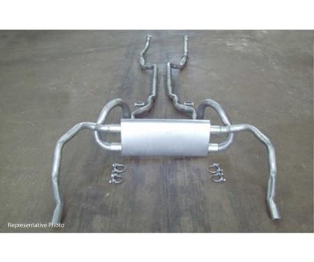 Exhaust System, Original Style, Big Block, With Polished Tips, 1969