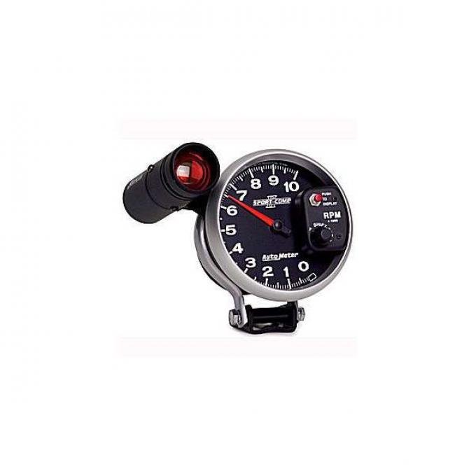 Firebird Tachometer, Black Face, Sport-Comp, AutoMeter