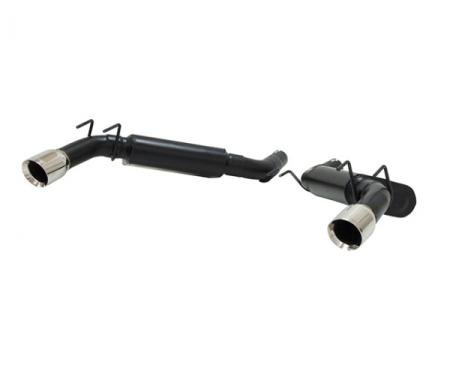 Camaro Flowmaster American Thunder Dual Rear Exit Exhaust Kit, Mandrel Bent, Axle Back System, Stainless Steel 2014-2015