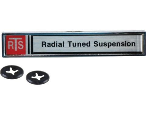 Firebird Radial Tuned Suspension Dash Emblem, 1974-1981