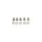 Camaro Timing Chain Cover Bolt Set, Chrome, 1967-1969