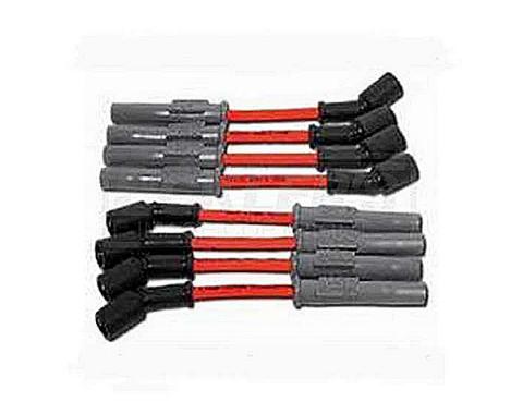 Firebird MSD, LS Engine 8.5MM Plug Wire Set, Red, 1967-2002