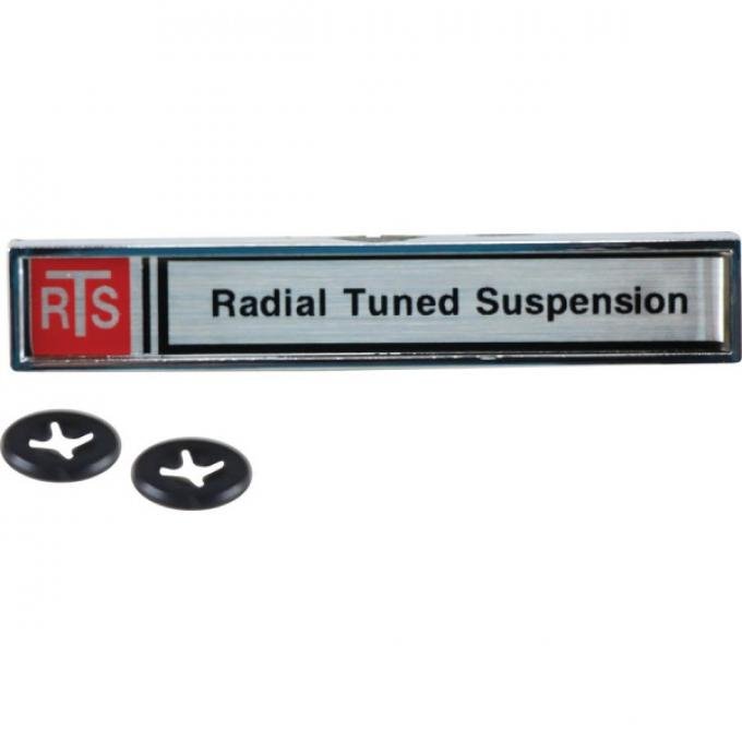 Firebird Radial Tuned Suspension Dash Emblem, 1974-1981