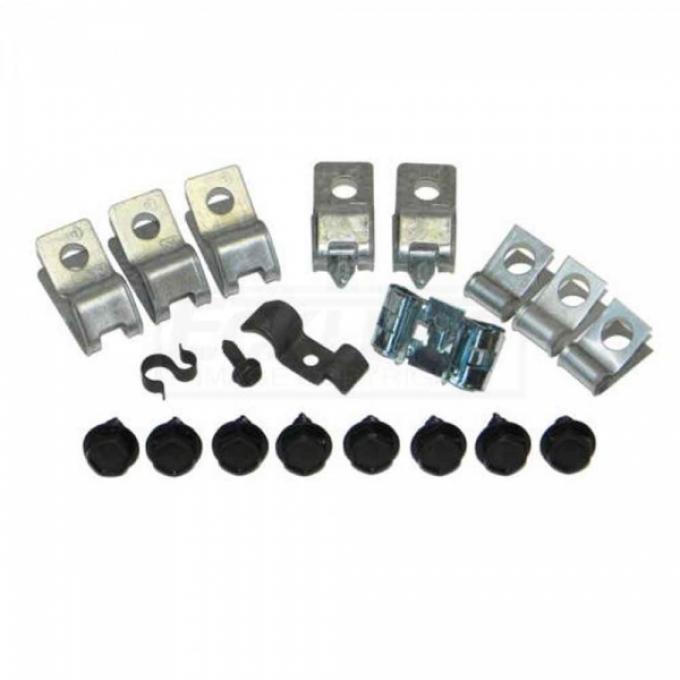 Trans Am Fuel Line Clips, 3/8, For Cars WIth Return Line, 1982-1992