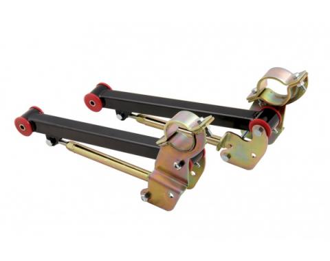 Camaro Traction Bar, Black Powder Coat, Red Snubber, 1982-1998