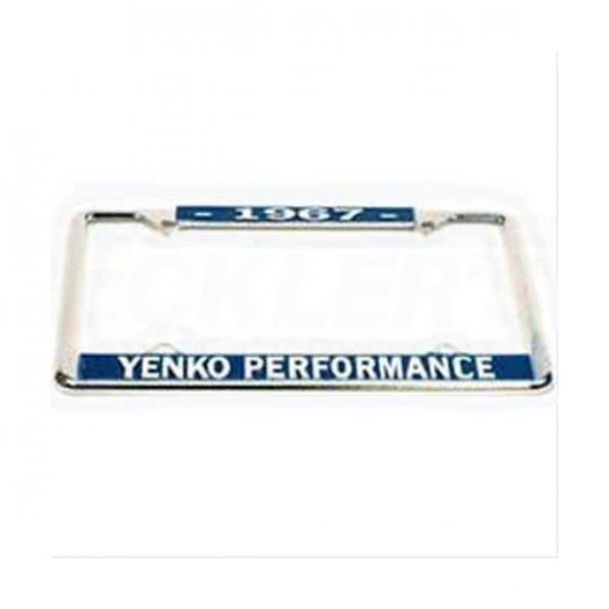 Yenko Performace License Frame, 1967