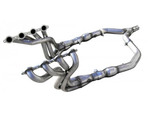 Camaro 1-7/8" x 3" Headers, LS1, Y-Pipe, With Catbacks, Off Road Use Only, 2001-2002