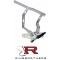 Camaro Hood Hinges, Billet Aluminum, Air Frame, Natural, With Fiberglass Hood, 1970-1981