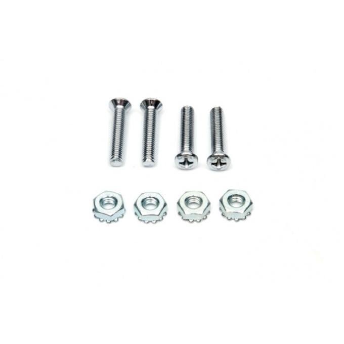 Redline Restomotive® 1967-1969 Camaro /Firebird Rear Package Tray Radio Speaker Mounting Hardware